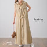 ワンピース レディース ロングワンピース ノースリーブ シャツワンピース | HUG.U | 詳細画像14