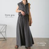 ワンピース レディース ロングワンピース ノースリーブ シャツワンピース | HUG.U | 詳細画像15