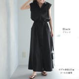 ワンピース レディース ロングワンピース ノースリーブ シャツワンピース | HUG.U | 詳細画像19