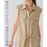 ワンピース レディース ロングワンピース ノースリーブ シャツワンピース | HUG.U | 詳細画像21