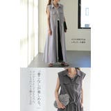 ワンピース レディース ロングワンピース ノースリーブ シャツワンピース | HUG.U | 詳細画像23