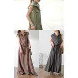 ワンピース レディース ロングワンピース ノースリーブ シャツワンピース | HUG.U | 詳細画像24