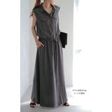 ワンピース レディース ロングワンピース ノースリーブ シャツワンピース | HUG.U | 詳細画像4