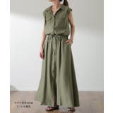 ワンピース レディース ロングワンピース ノースリーブ シャツワンピース | HUG.U | 詳細画像5