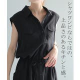 ワンピース レディース ロングワンピース ノースリーブ シャツワンピース | HUG.U | 詳細画像6