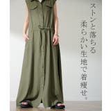 ワンピース レディース ロングワンピース ノースリーブ シャツワンピース | HUG.U | 詳細画像9