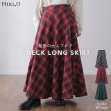スカート レディース ロングスカート チェック Aラインスカート タータンチェ | HUG.U | 詳細画像1 
