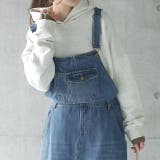 ワンピース レディース デニムワンピース ジャンパースカート ロングワンピース | HUG.U | 詳細画像21 