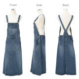 ワンピース レディース デニムワンピース ジャンパースカート ロングワンピース | HUG.U | 詳細画像24 