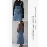 ワンピース レディース デニムワンピース ジャンパースカート ロングワンピース | HUG.U | 詳細画像4 