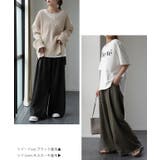 ワイドパンツ タックパンツ パンツ | HUG.U | 詳細画像16