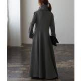 ワンピース レディース  長袖 オフタートル フレア 小顔 お呼ばれ ロングワ | HUG.U | 詳細画像21 