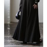 ワンピース レディース  長袖 オフタートル フレア 小顔 お呼ばれ ロングワ | HUG.U | 詳細画像6 