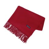 レッド | ストール カシミヤタッチ レディース 大判ストール 無地 ショール ひざ掛け | HUG.U