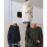 トレーナー レディース スウェット 薄手 大きいサイズ 無地 ビッグサイズ 長 | HUG.U | 詳細画像8 