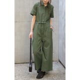 オールインワン レディース サロペット ワイドパンツ 大きいサイズ 半袖 シャ | HUG.U | 詳細画像15 