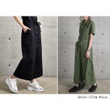 オールインワン レディース サロペット ワイドパンツ 大きいサイズ 半袖 シャ | HUG.U | 詳細画像22 