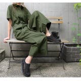 オールインワン レディース サロペット ワイドパンツ 大きいサイズ 半袖 シャ | HUG.U | 詳細画像8 