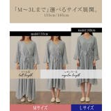 ワンピース シフォン 着痩せ ロングワンピース ロング ワンピ 花形 大きいサ | HUG.U | 詳細画像22 