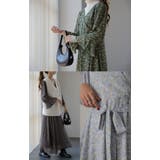 ワンピース シフォン 着痩せ ロングワンピース ロング ワンピ 花形 大きいサ | HUG.U | 詳細画像31 