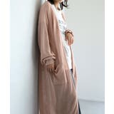 カーディガン レディース ロング 薄手 シアー ロングカーディガン サマーニッ | HUG.U | 詳細画像20 