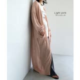 カーディガン レディース ロング 薄手 シアー ロングカーディガン サマーニッ | HUG.U | 詳細画像22 