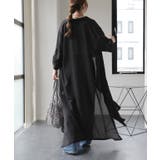 シャツワンピース ロングシャツ レディース シアーシャツ ワンピース 黒 白 | HUG.U | 詳細画像13 