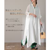 シャツワンピース ロングシャツ レディース シアーシャツ ワンピース 黒 白 | HUG.U | 詳細画像2 