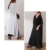 シャツワンピース ロングシャツ レディース シアーシャツ ワンピース 黒 白 | HUG.U | 詳細画像18 