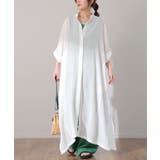 シャツワンピース ロングシャツ レディース シアーシャツ ワンピース 黒 白 | HUG.U | 詳細画像5 