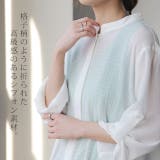 シャツワンピース ロングシャツ レディース シアーシャツ ワンピース 黒 白 | HUG.U | 詳細画像9 