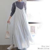 ワンピース レディース ロング ロングワンピース キャミワンピース ストライプ | HUG.U | 詳細画像17