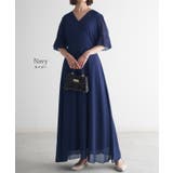 ワンピース 結婚式 ロングワンピース シフォン パーティードレス 半袖 レディ | HUG.U | 詳細画像19