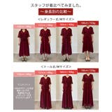 ワンピース 結婚式 ロングワンピース シフォン パーティードレス 半袖 レディ | HUG.U | 詳細画像38