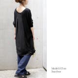 トップス レディース チュニック Uネック Tシャツ シフォン カットソー 七 | HUG.U | 詳細画像20