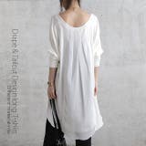 トップス レディース チュニック Uネック Tシャツ シフォン カットソー 七 | HUG.U | 詳細画像23