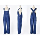 オールインワン デニム レディース サロペット 体型カバー デニムオールインワ | HUG.U | 詳細画像23 