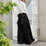 ワイドパンツ レディース ワイド リボン カーゴパンツ バックリボン チノ ベ | HUG.U | 詳細画像11 