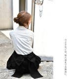 ワイドパンツ レディース ワイド リボン カーゴパンツ バックリボン チノ ベ | HUG.U | 詳細画像7 