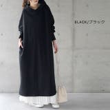 ワンピース レディース ロングワンピース 長袖 パーカーワンピース ロング | HUG.U | 詳細画像12