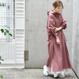ワンピース レディース ロングワンピース 長袖 パーカーワンピース ロング | HUG.U | 詳細画像21
