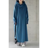 ワンピース レディース ロングワンピース 長袖 パーカーワンピース ロング | HUG.U | 詳細画像27