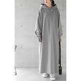 ワンピース レディース ロングワンピース 長袖 パーカーワンピース ロング | HUG.U | 詳細画像3