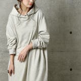 ワンピース レディース ロングワンピース 長袖 パーカーワンピース ロング | HUG.U | 詳細画像6