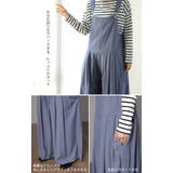 オールインワン レディース サロペット 大きいサイズ ワイドパンツ ワイドパン | HUG.U | 詳細画像18 