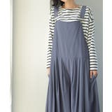 オールインワン レディース サロペット 大きいサイズ ワイドパンツ ワイドパン | HUG.U | 詳細画像3 