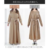 ワンピース レディース ロングワンピース フレアワンピース Aライン ロング | HUG.U | 詳細画像22 