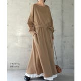 ワンピース レディース ロングワンピース フレアワンピース Aライン ロング | HUG.U | 詳細画像5 
