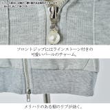 パーカー レディース ダブルジップ 長袖 アウター スウェット スエット 大き | HUG.U | 詳細画像21 