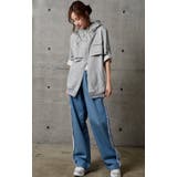 パーカー レディース ダブルジップ 長袖 アウター スウェット スエット 大き | HUG.U | 詳細画像6 